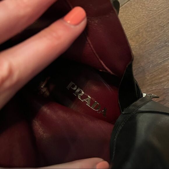 Prada Black Leather Booties - Picture 12 of 16